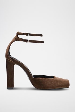 Sandales à talons - Marron