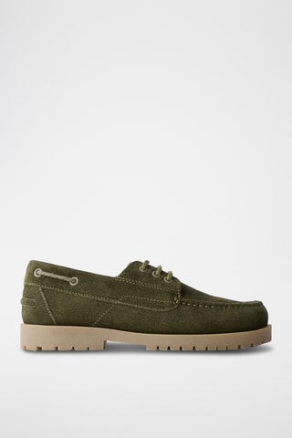 Chaussures bateau - Kaki