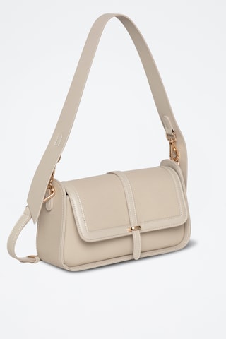 Sac à main en cuir Agora - Beige