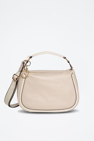Sac à main en cuir Ziani - Beige