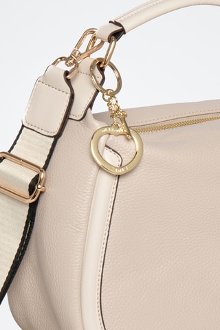 Sac à main en cuir Ziani - Beige