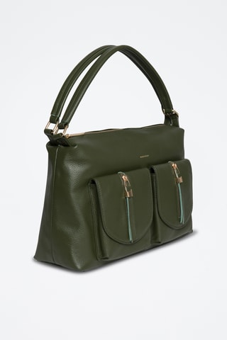 Sac à main en cuir Jeanne - Kaki