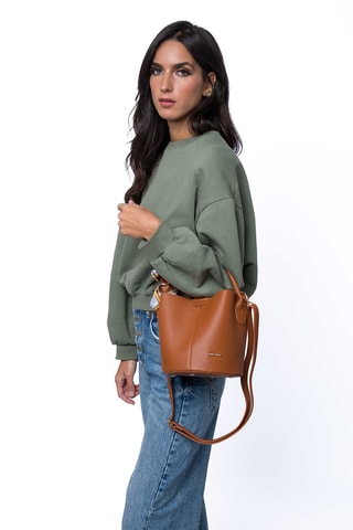 Sac bandoulière Lisia - Camel