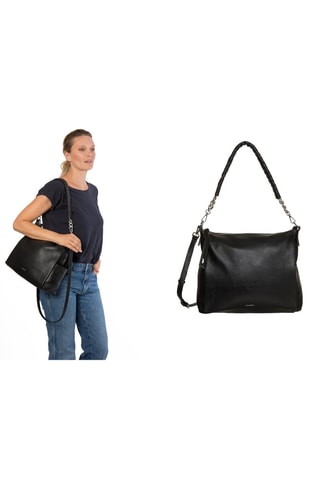 Sac à main en cuir Manon - Noir