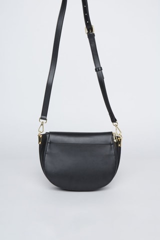 Sac bandoulière en cuir Ashley - Noir