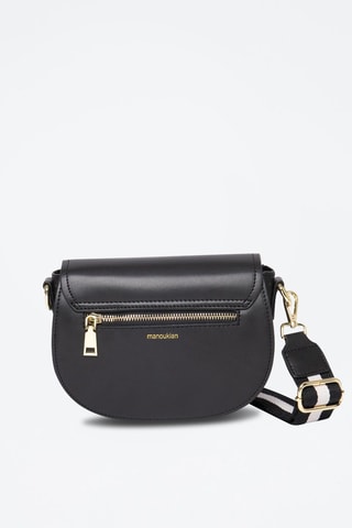 Sac bandoulière en cuir Rosaly - Noir - Noir