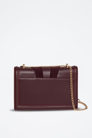 Sac bandoulière en cuir Vered - Bordeaux