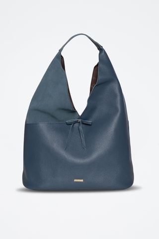Sac à main en cuir Moha - Bleu