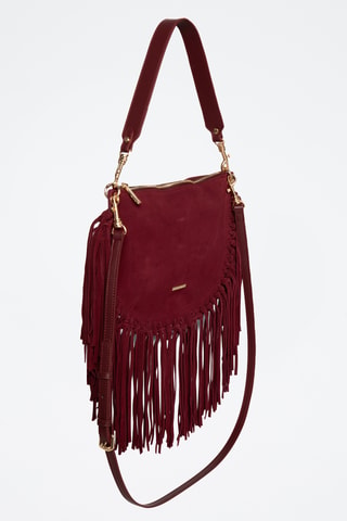 Sac à main en cuir Melvin - Bordeaux