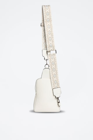 Sac bandoulière Cleo - Noir - Blanc