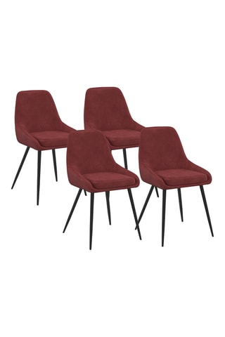 4 sillas Olvia - 47,5 x 79 x 54 cm