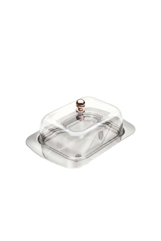 Beurrier en acier inoxydable - 18,7 x 12,3 x 7,8 cm