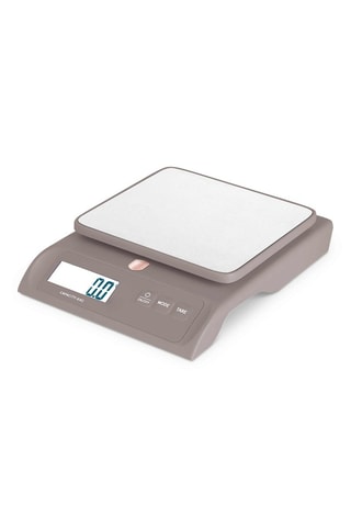 Balance digitale en acier inoxydable Taupe - Jusqu'à 6 kg