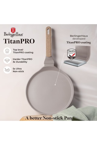 Poêle à crêpes Taupe Nordic - 25 cm