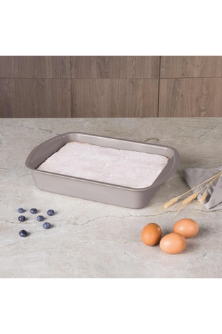 Plat à four Taupe Collection - 35 x 27 x 6,5 cm