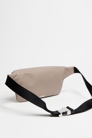 Sac banane en cuir - Gris clair