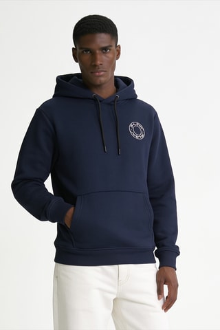Sweat à capuche - Bleu marine