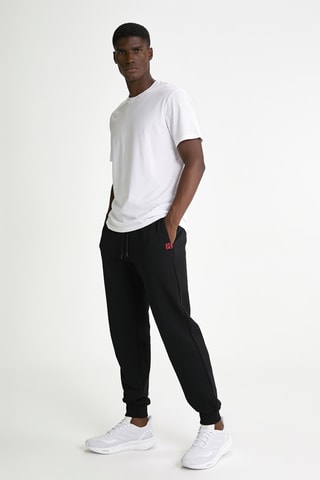 Jogging en coton biologique - Noir