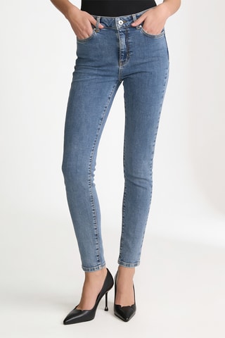 Jean skinny - Bleu cobalt