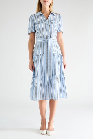 Robe chemise - Bleu