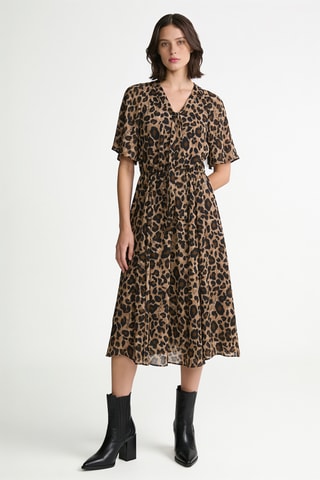 Robe patineuse - Marron