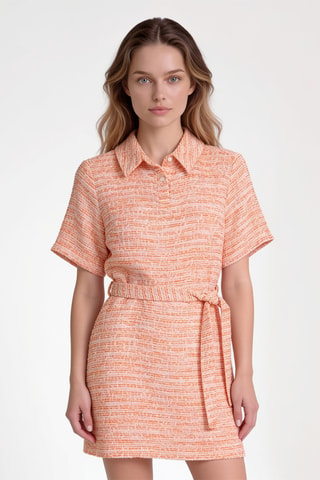 Robe droite - Orange