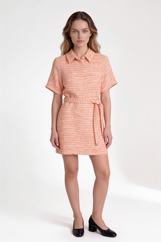 Robe droite - Orange