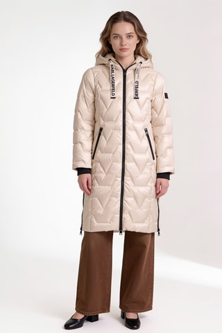 Doudoune à capuche - Beige