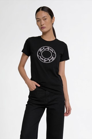 T-shirt en coton biologique - Noir