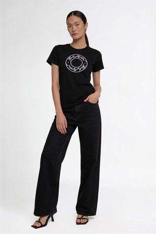 T-shirt en coton biologique - Noir
