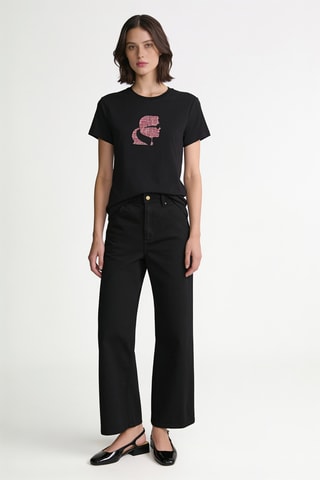 T-shirt en coton biologique - Noir