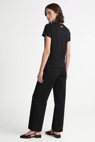T-shirt en coton biologique - Noir