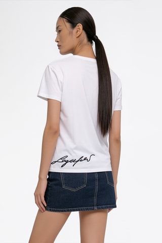 T-shirt en coton biologique - Blanc