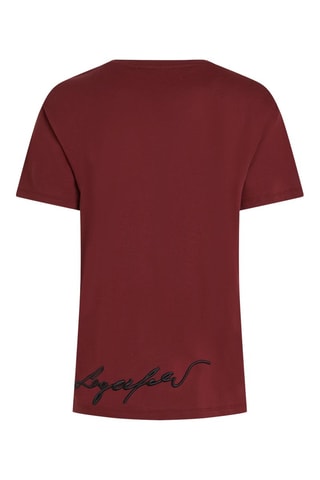 T-shirt en coton biologique - Bordeaux