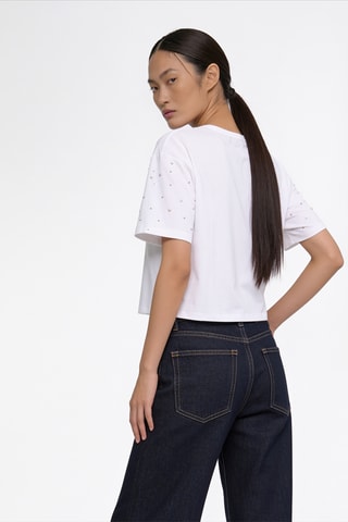 T-shirt en coton biologique - Blanc