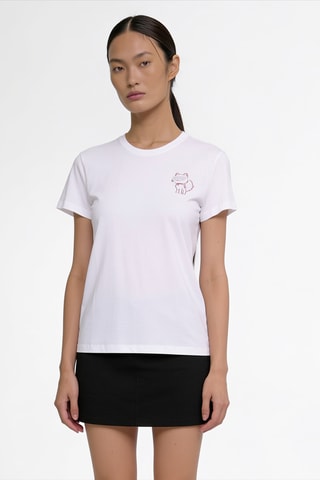 T-shirt en coton biologique - Blanc