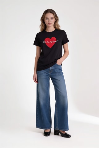 T-shirt en coton biologique - Noir
