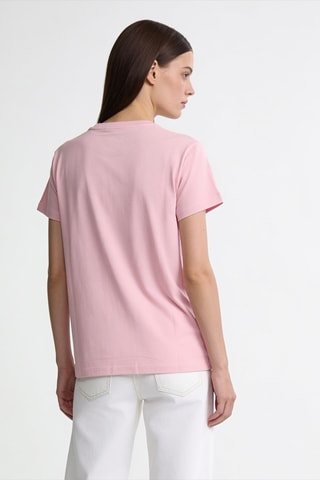 T-shirt en coton biologique - Rose