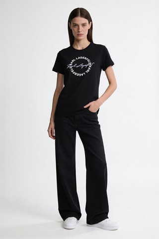 T-shirt en coton biologique - Noir