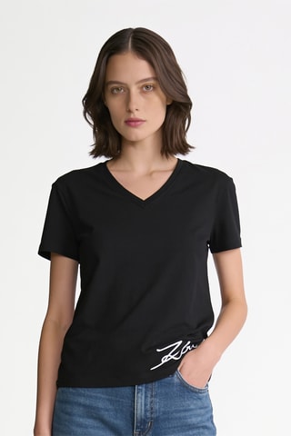 T-shirt en coton biologique - Noir