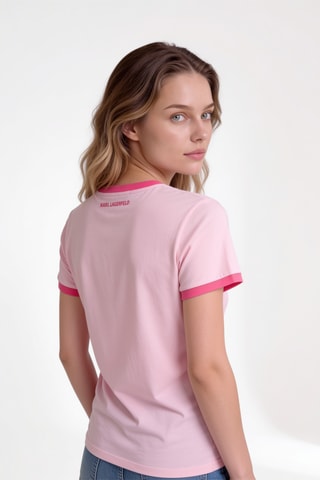 T-shirt en coton biologique - Rose