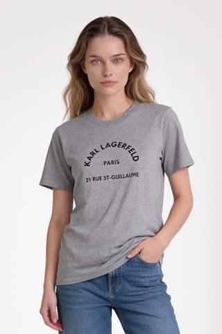 T-shirt en coton biologique - Gris