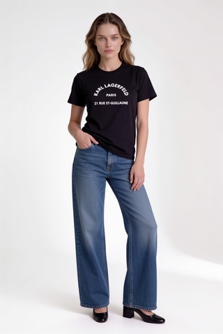 T-shirt en coton biologique - Noir