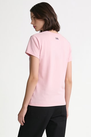 T-shirt en coton biologique - Rose