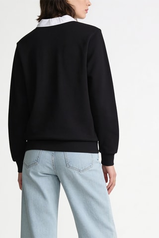 Sweat en coton biologique - Noir