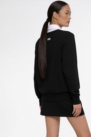 Sweat en coton biologique - Noir