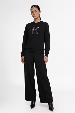 Sweat en coton biologique - Noir
