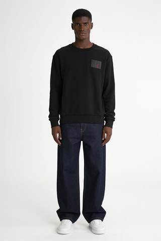 Sweat en coton biologique - Noir