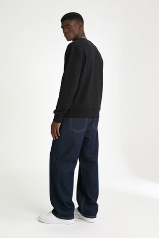 Sweat en coton biologique - Noir
