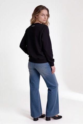 Sweat en coton biologique - Noir